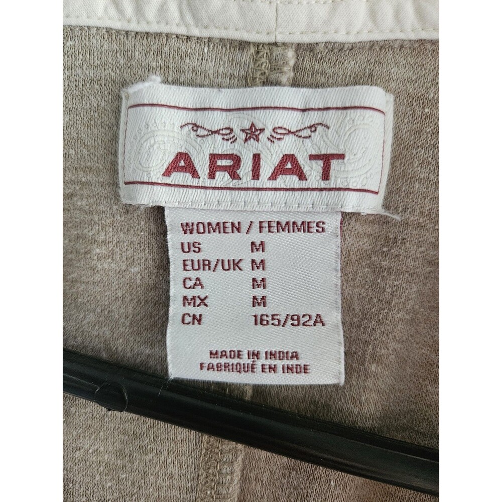 Women's ARIAT PRAIRIE HENLEY Size M - Picture 2 of 4